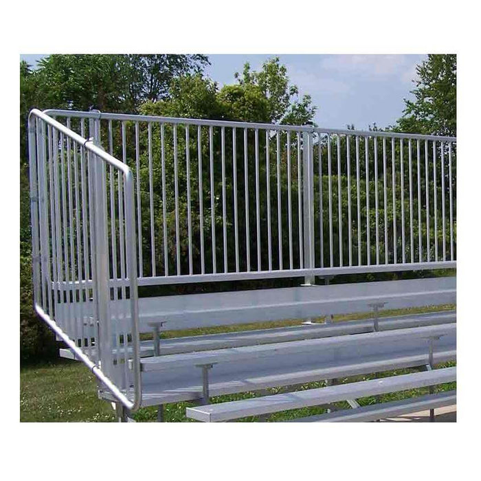 Aluminum Preferred Bleachers with Safety Railing