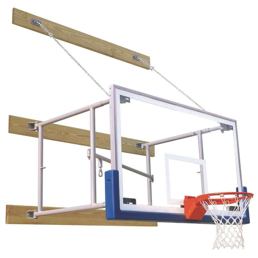 Bison IncBison 4′-6′ Side Fold Competition Wall Mounted Basketball Hoop PKG46SFRGPKG46SFRG