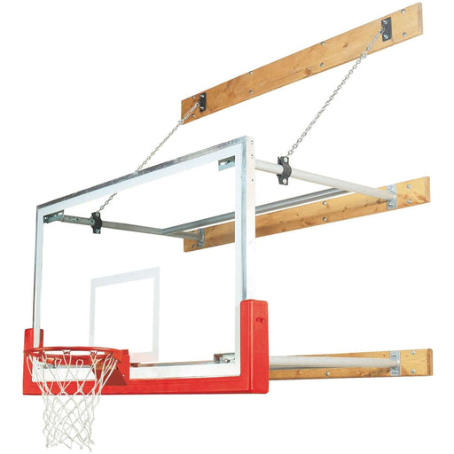 Bison IncBison 4′-6′ Stationary Competition Wall Mounted Basketball Hoop PKG46STRGPKG46STRG