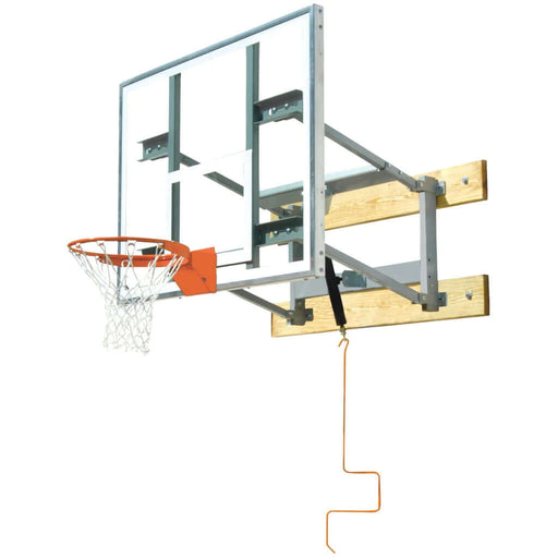 Bison Inc.Bison Adjustable Glass Wall Mounted Basketball Hoop