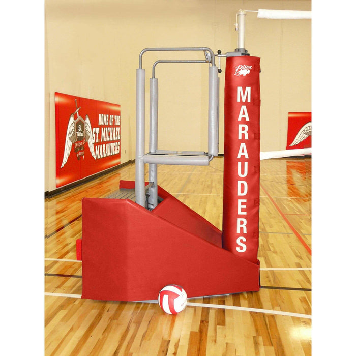 Bison IncBison Arena JR Freestanding Portable Double Court Volleyball System VB8102JRVB8102JR