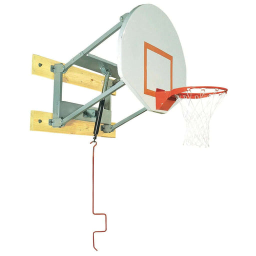 Bison Inc.Bison Fan Shaped Adjustable Steel Wall Mounted Basketball HoopPKG600