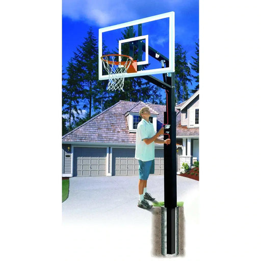 Bison Inc.Bison Four Seasons ZipCrank 5″ Adjustable Basketball HoopBA9350