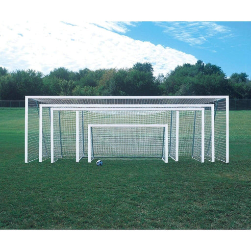 Bison IncBison ShootOut 4" Square Aluminum Permanent/Semi Permanent Soccer Goals (Pair)SC0945IGA