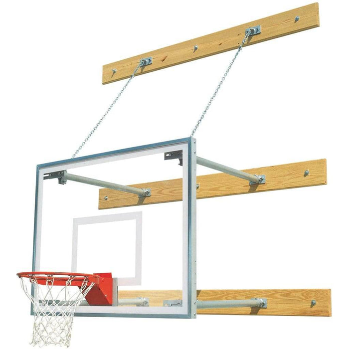 Bison Inc.Bison Stationary Field Modifiable Wall Mounted Basketball Hoop