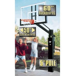 Bison Inc.Bison Inc. Williamsburg Adjustable Basketball Hoop - 60 Inch GlassBA9750