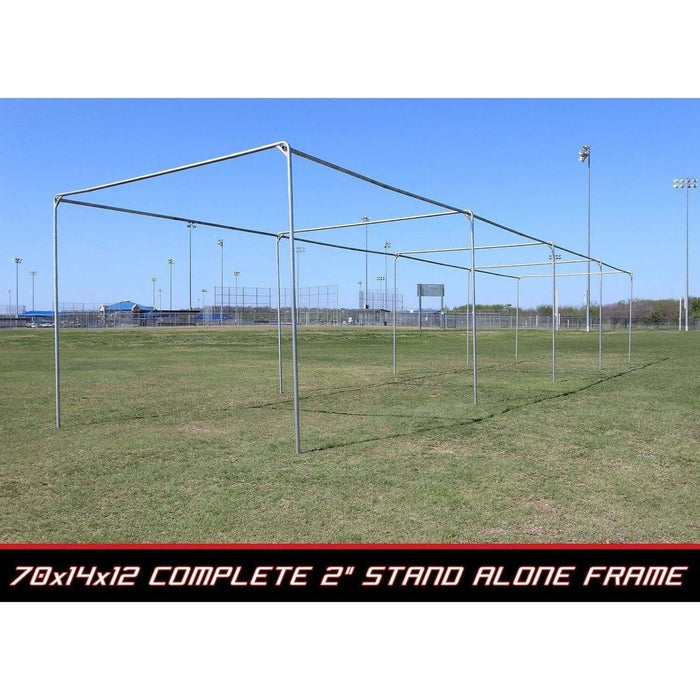 Cimarron SportsCimarron 2" Complete Stand-Alone Batting Cage FrameCMH-7042CSAF20