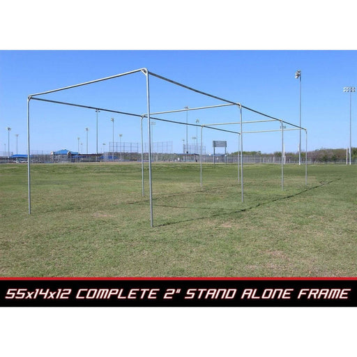 Cimarron SportsCimarron 2" Complete Stand-Alone Batting Cage FrameCMH-5542CSAF20