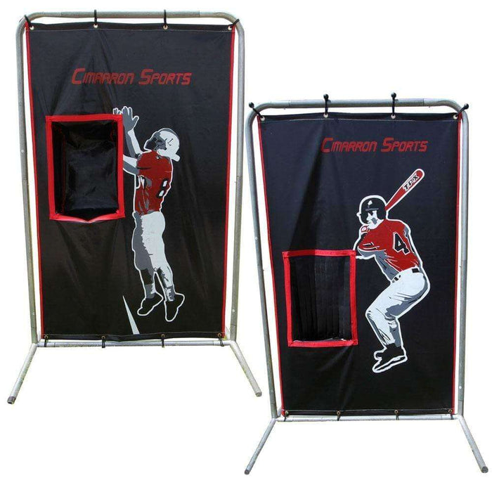 Cimarron SportsCimarron 2-Sport Catcher Vinyl Backstop w/ Frame CM-2SPCBSFCM-2SPCBSF