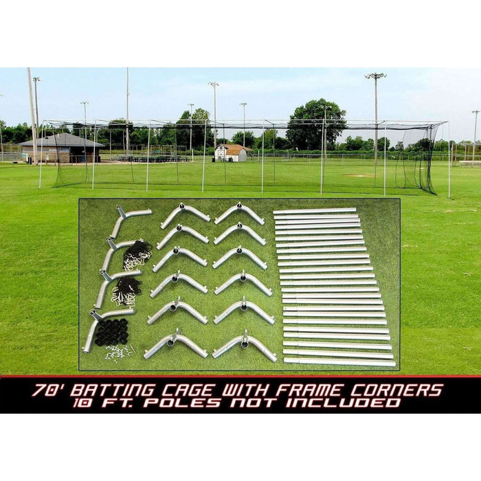 Cimarron SportsCimarron #24 Batting Cage Net with Frame Corner KitCM-702224TPC