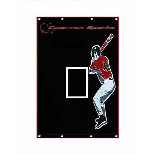 Cimarron SportsCimarron 5x7 Vinyl Backstop with Batter Image CM-5X7BVBSCM-5X7BVBS