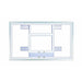 First TeamFirst Team 36" X 60" Tempered Glass Backboard w/FT36-HFM FT230HFT230H