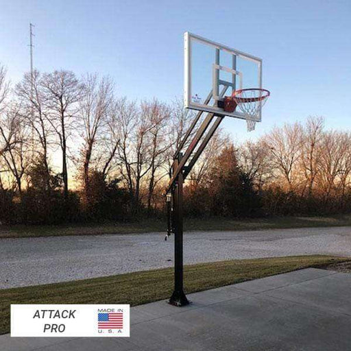 First TeamFirst Team Attack In Ground Adjustable Basketball GoalAttack II