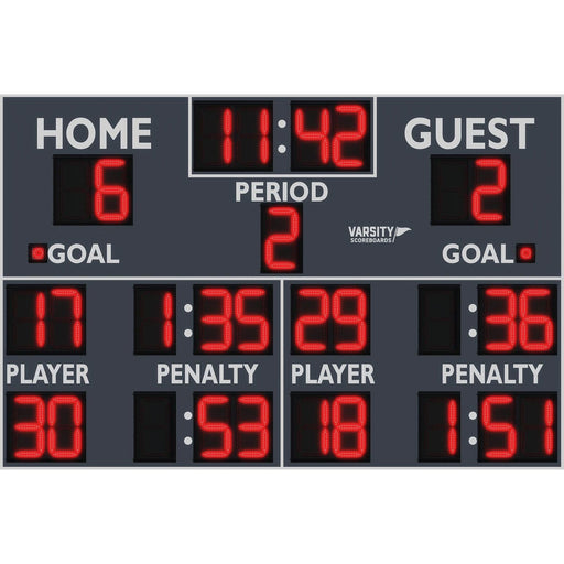 Varsity ScoreboardsVarsity Scoreboards 1352 Hockey/Lacrosse Outdoor Scoreboard1352