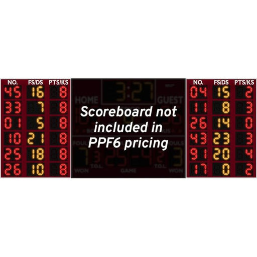 Varsity ScoreboardsVarsity Scoreboards PPF6 Indoor Player-Points-Fouls PanelsPPF6